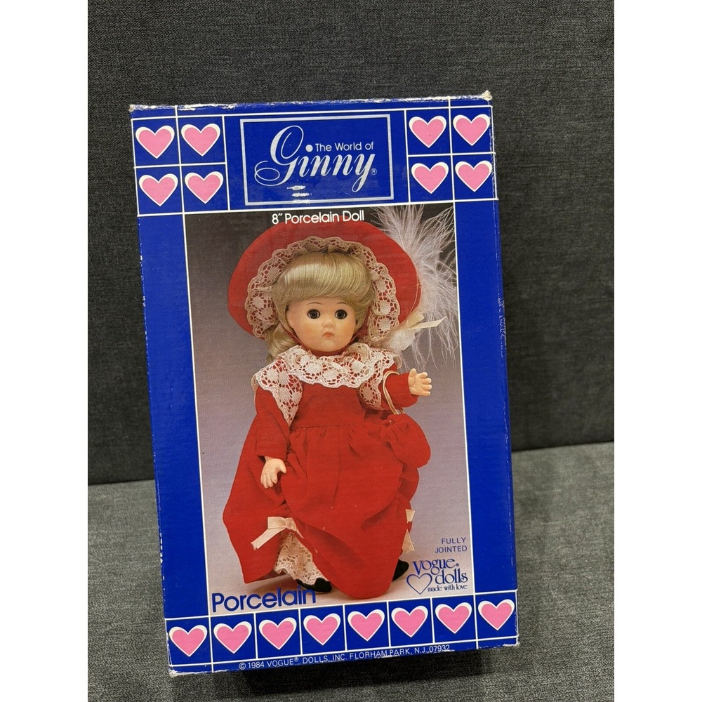 GINNY COURT JESTER 1984 Vogue Dolls Made With Love‎ 8" poseable doll New In Box